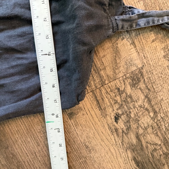 Universal threads relaxed fit black linen overalls casual cropped romper women S - Picture 4 of 6